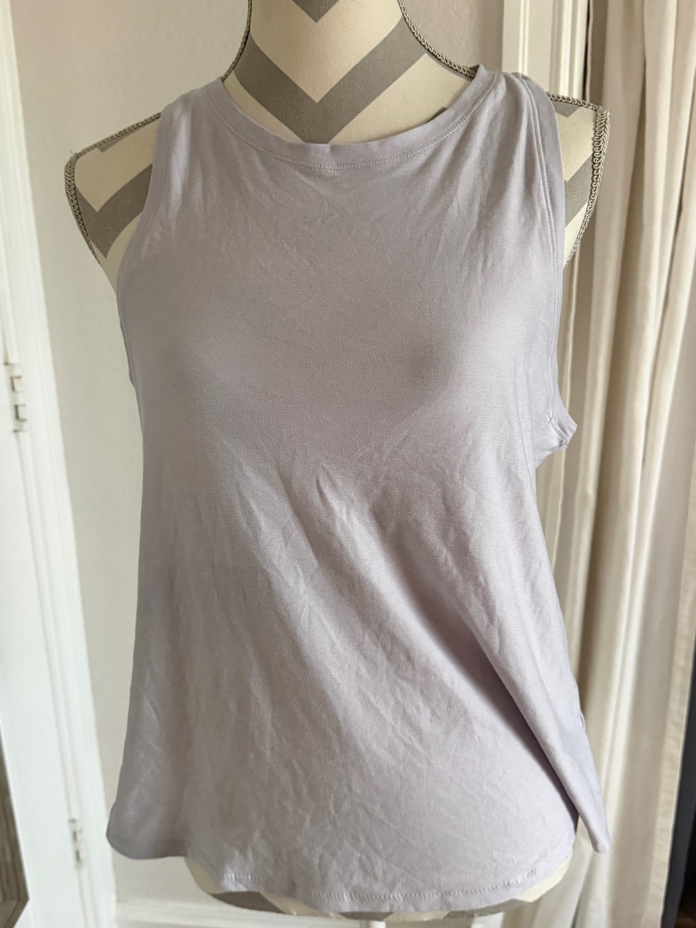 Athletic Works Light Lavender Muscle Tank Top